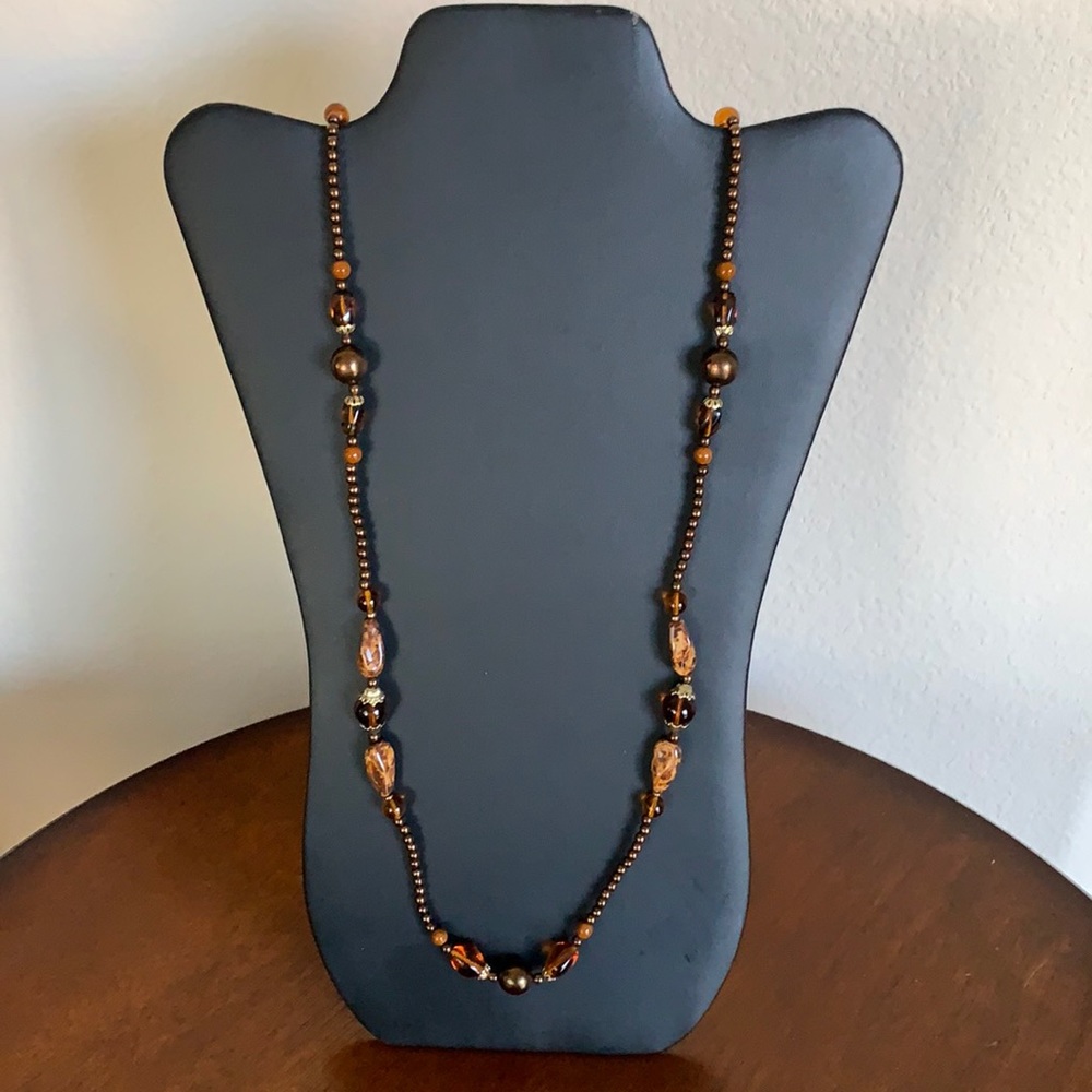 Amber Bead Necklace